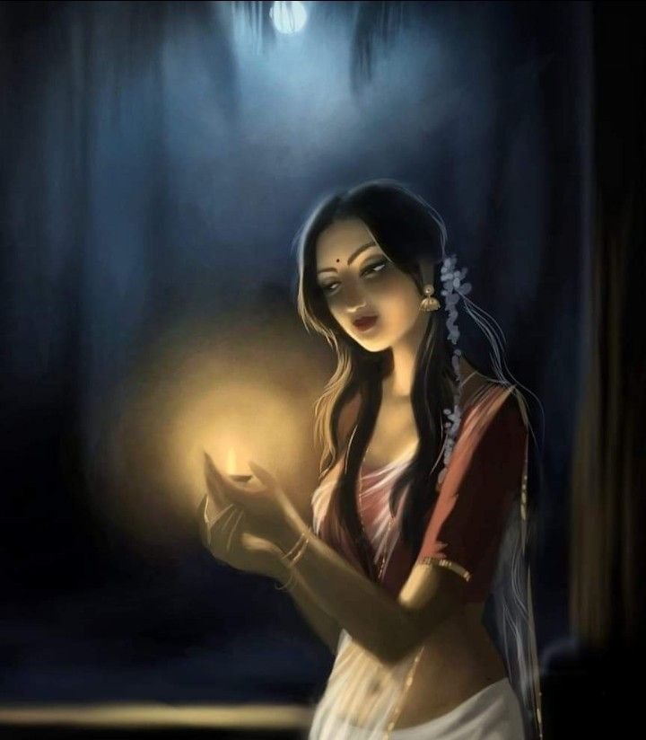 GIRL IN THE MOON